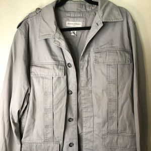 Banana Republic Coat, Gray, Size Men L